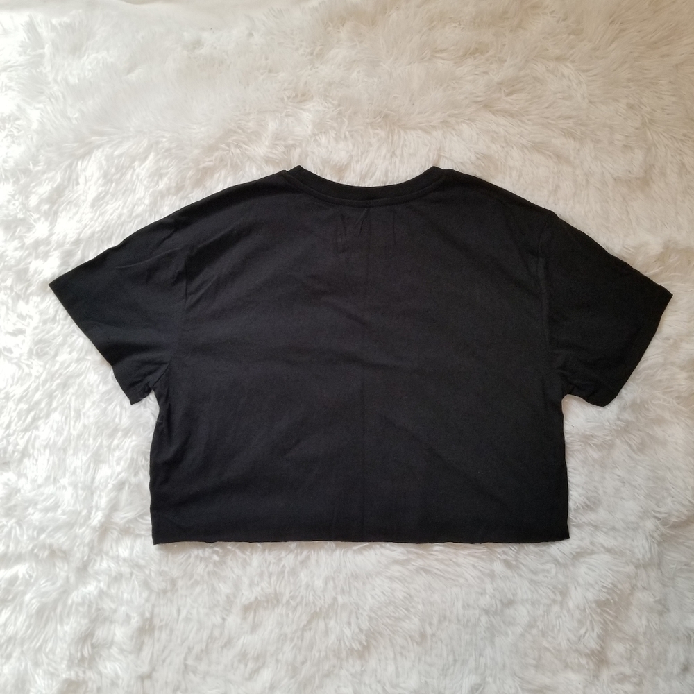 Green Day American Idiot Crop Graphic Tee, L - Picture 2 of 3